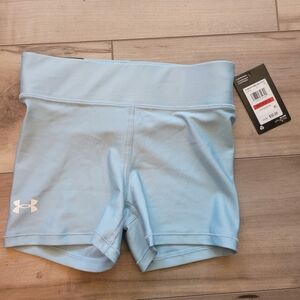 Under Armour Light Blue Compression Shorts